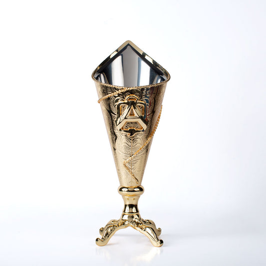 مبخرة القرشي لون ذهبي